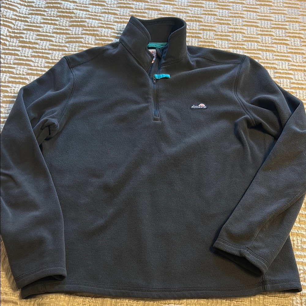 Chubbies Dark Gray Quarter-Zip Sweatshirt
